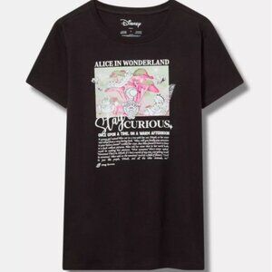 Disney Alice In Wonderland Classic Fit Tee - NWT Women Size 0